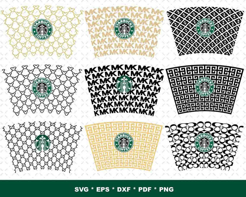 270+ Starbucks Wrap Luxury SVG Bundle