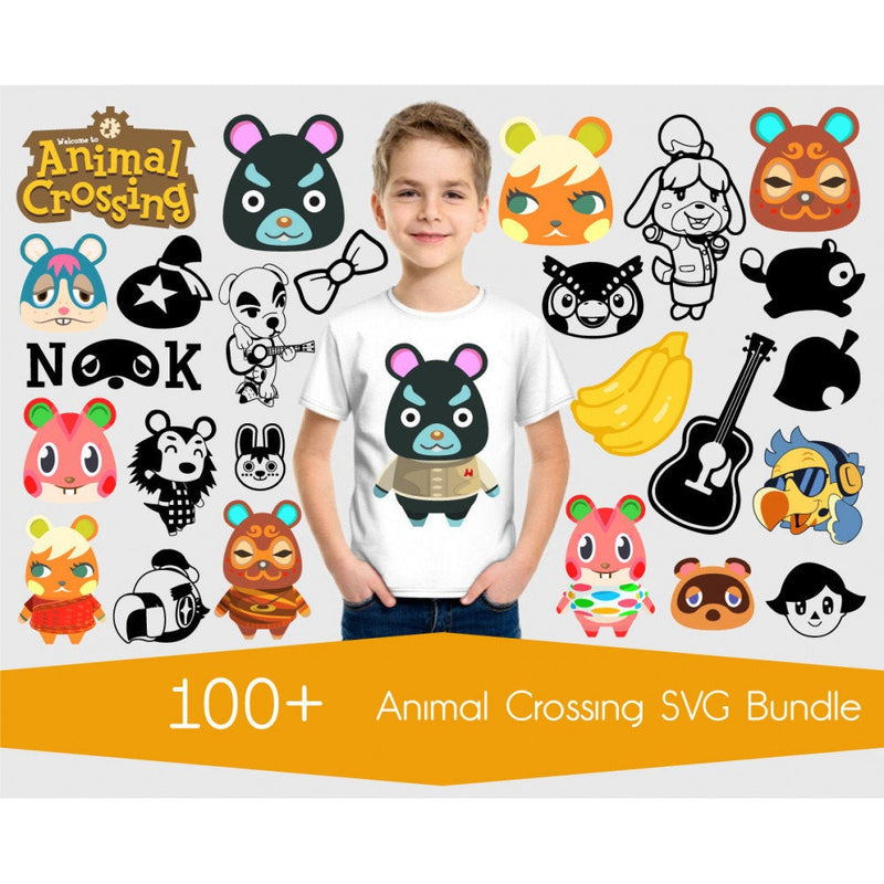 100+ Animal crossing svg bundle