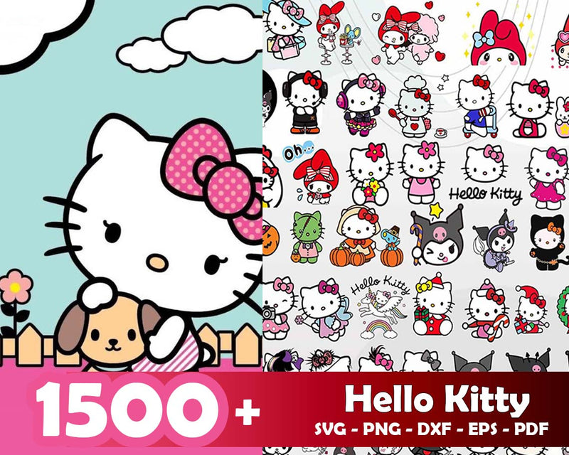 1000+ Hillo Kitty SvG Bundle