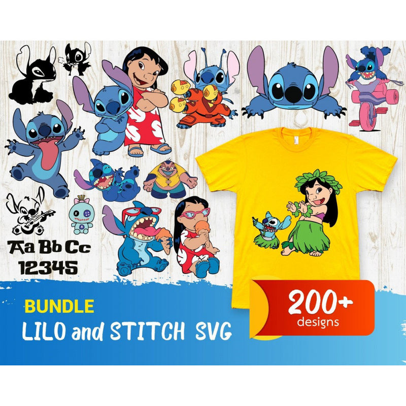 200+ Lilo and stitch svg bundle