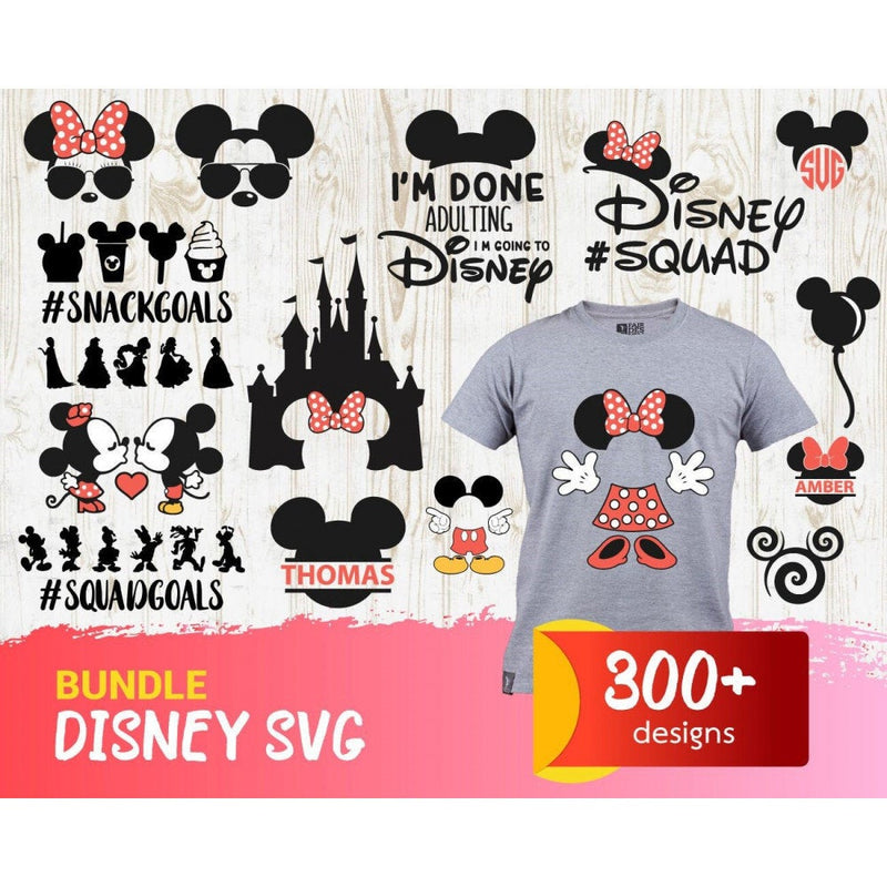 300+ Disney super svg bundle