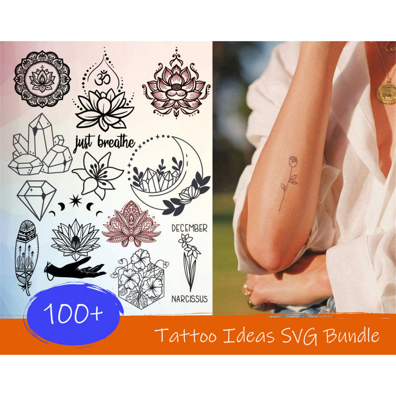 100+ Tattoo ideas svg bundle