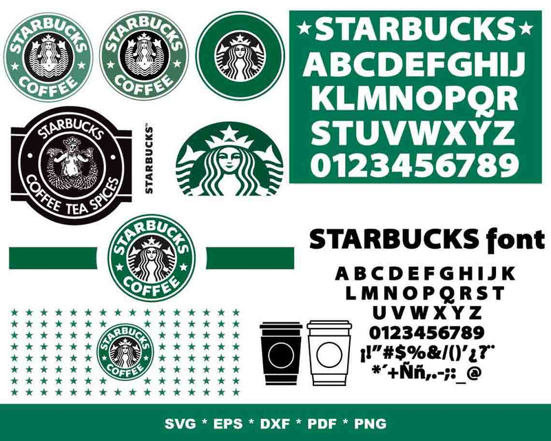 300+ Starbucks SVG Bundle