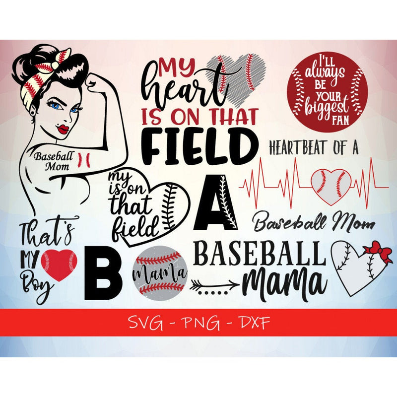 100+ Baseball mom svg bundle