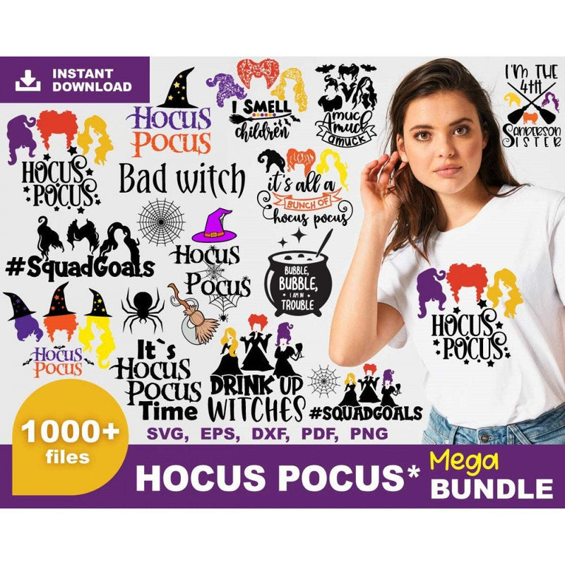 1000+ Hocus pocus svg bundle V3
