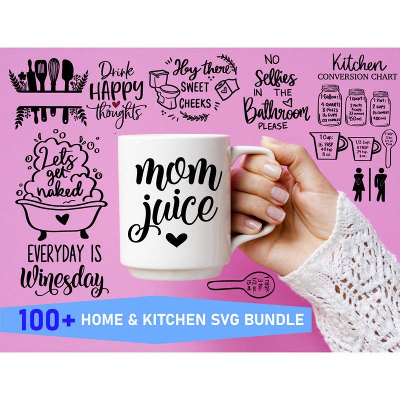 100+ Home and kitchen svg bundle