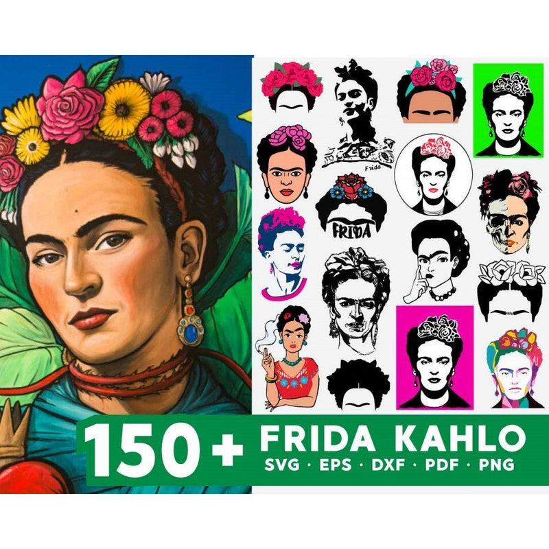 150+ Frida kahlo svg bundle