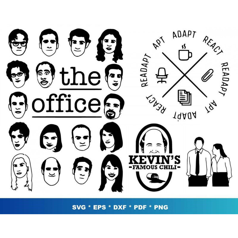 100+ The office tv show svg bundle