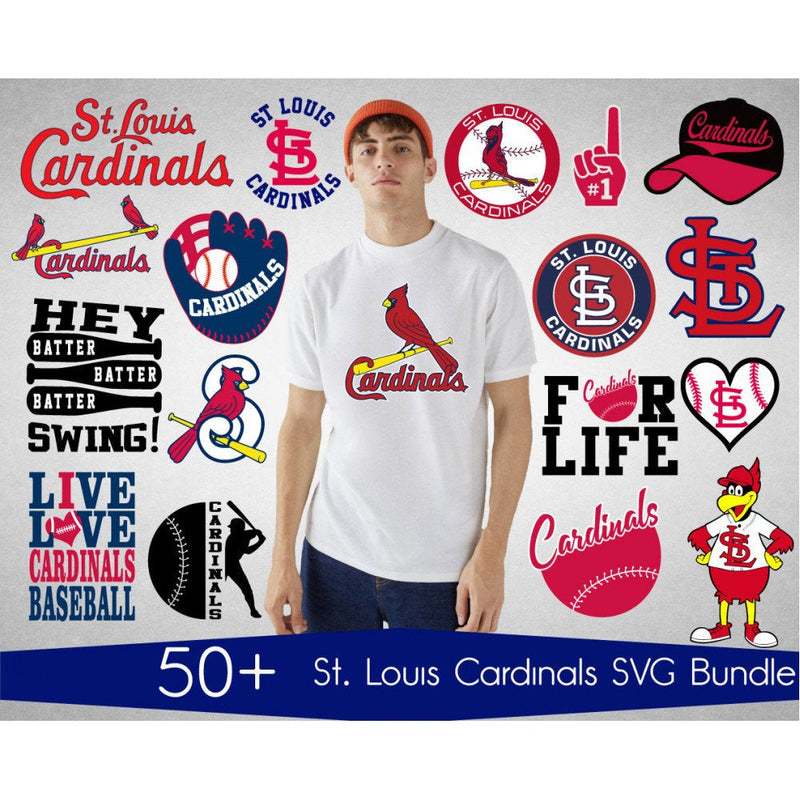 50+ ST. Louis cardinals svg bundle