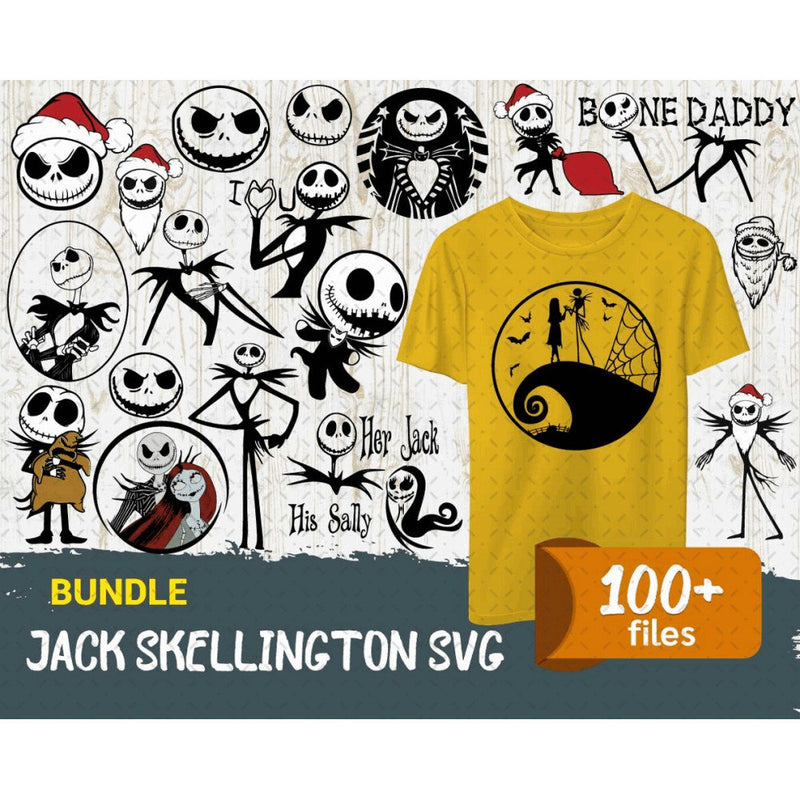 100+ JACK SKELLINGTON SVG