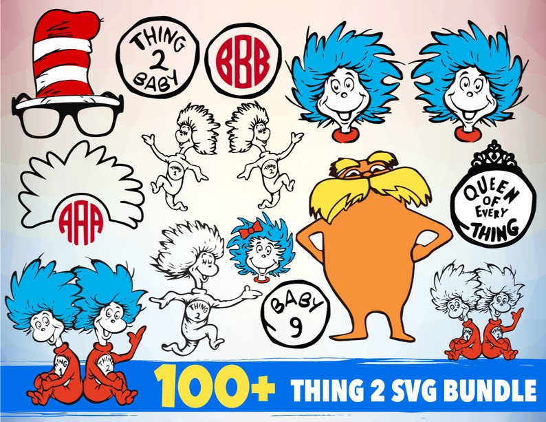 100+ Dr Seuss SvG Bundle